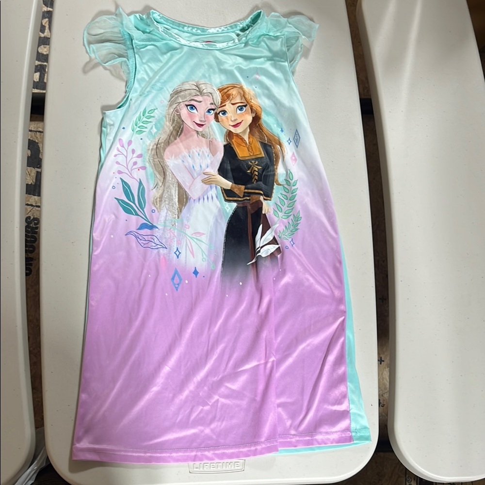 Disney Green and Purple Nightgown Pajamas